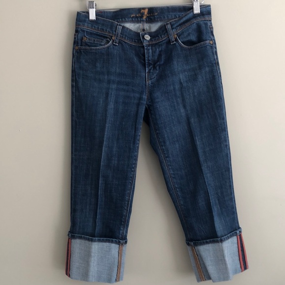 7 for All Mankind Crop Jean - Picture 2 of 5
